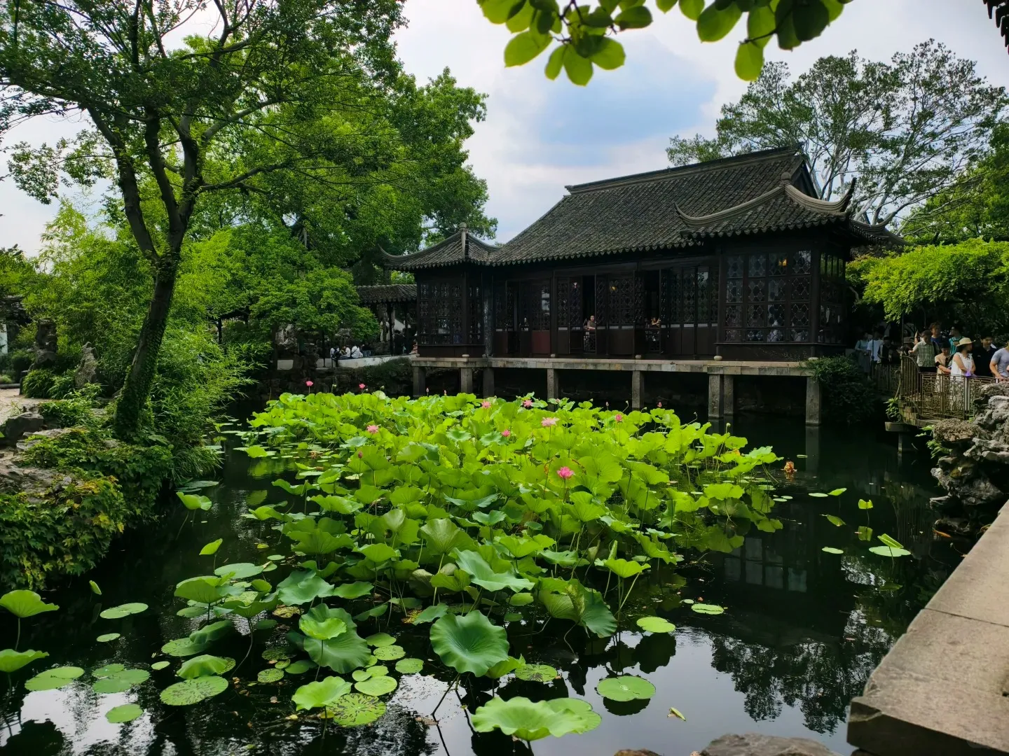 Ponds and pavilions inside the Humble Administrator's Garden