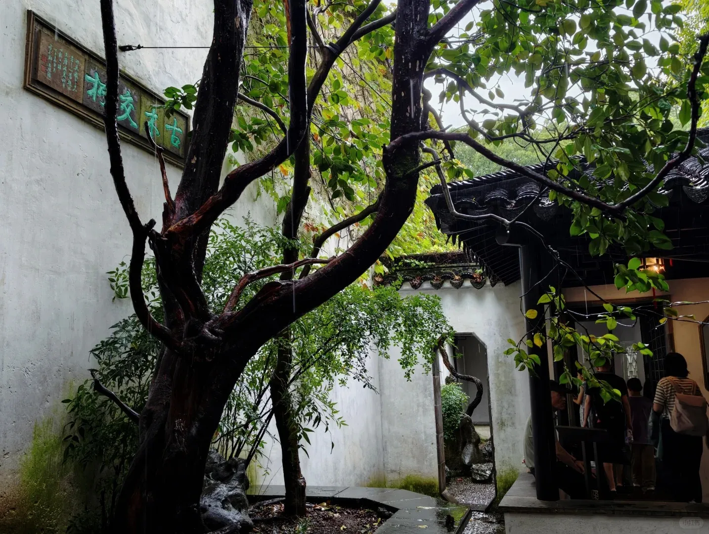 Courtyards and halls inside the Lingering Garden