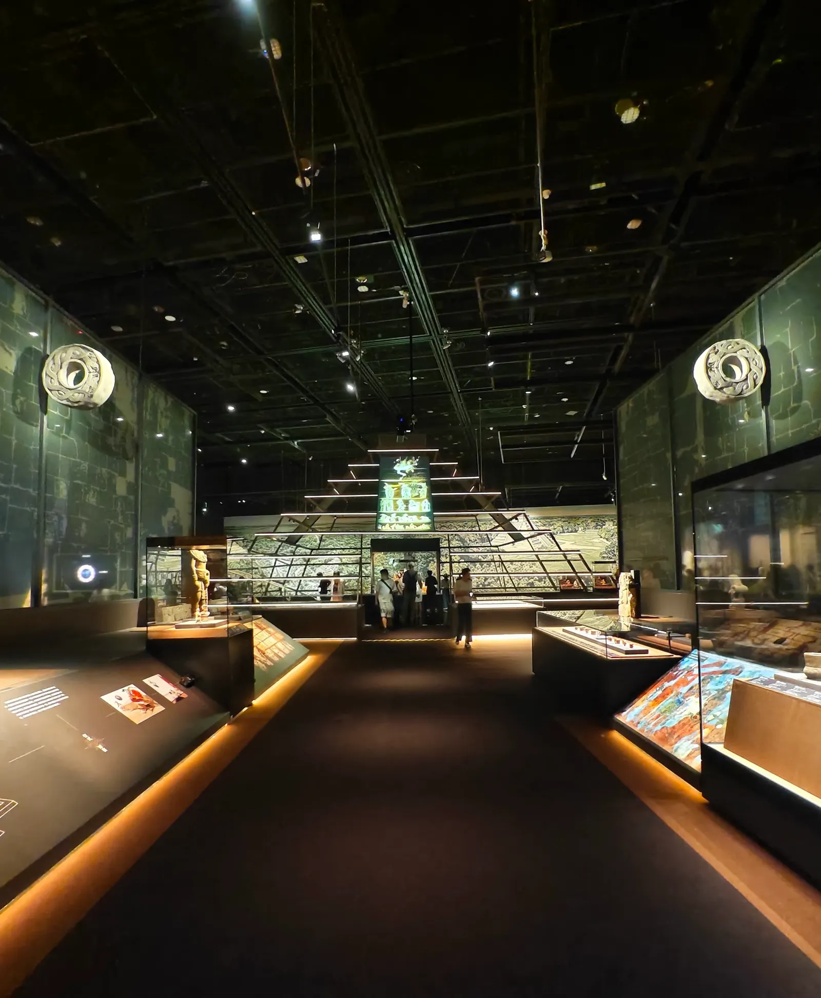 A gallery inside the Capital Museum