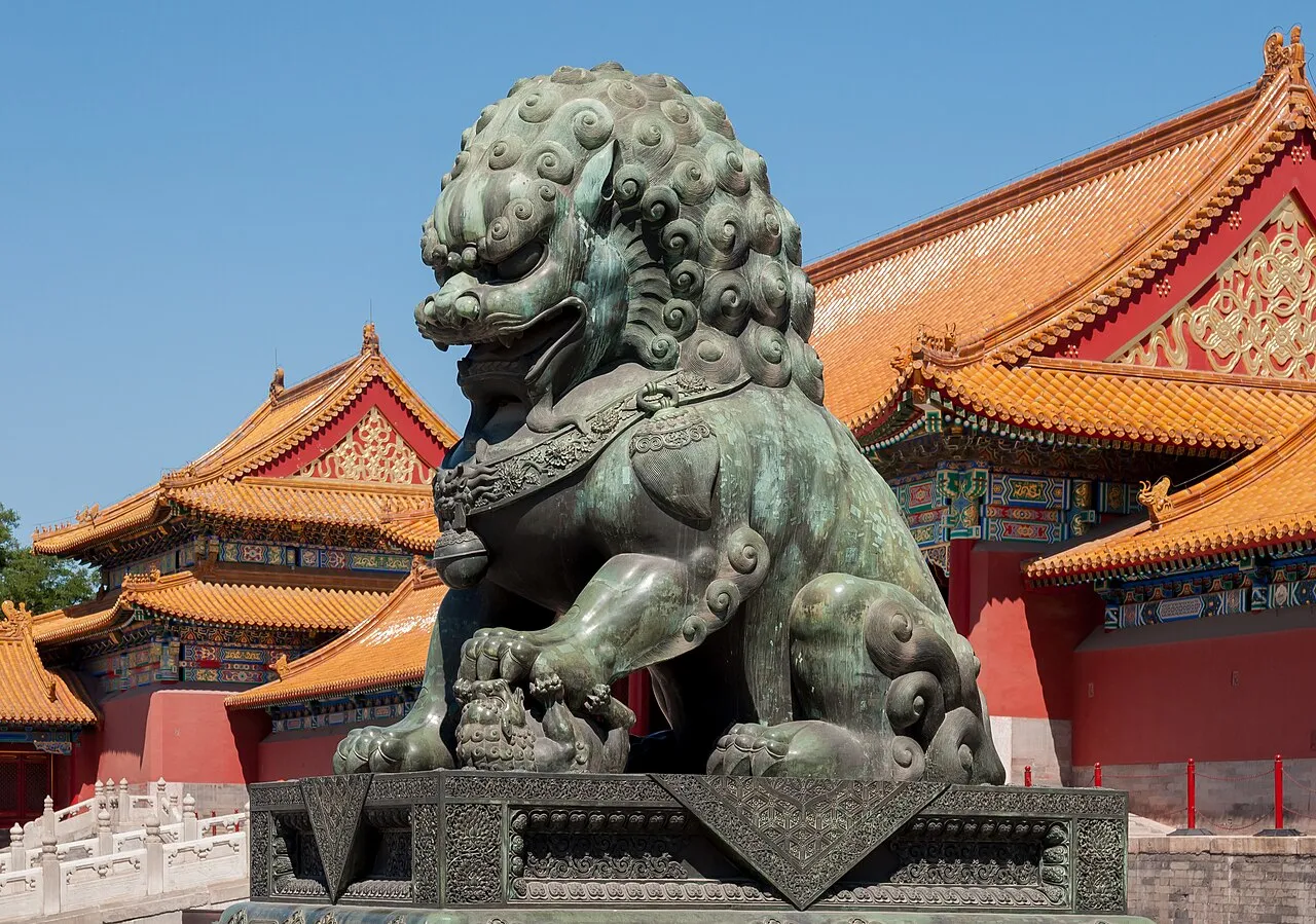 A hall inside the Forbidden City