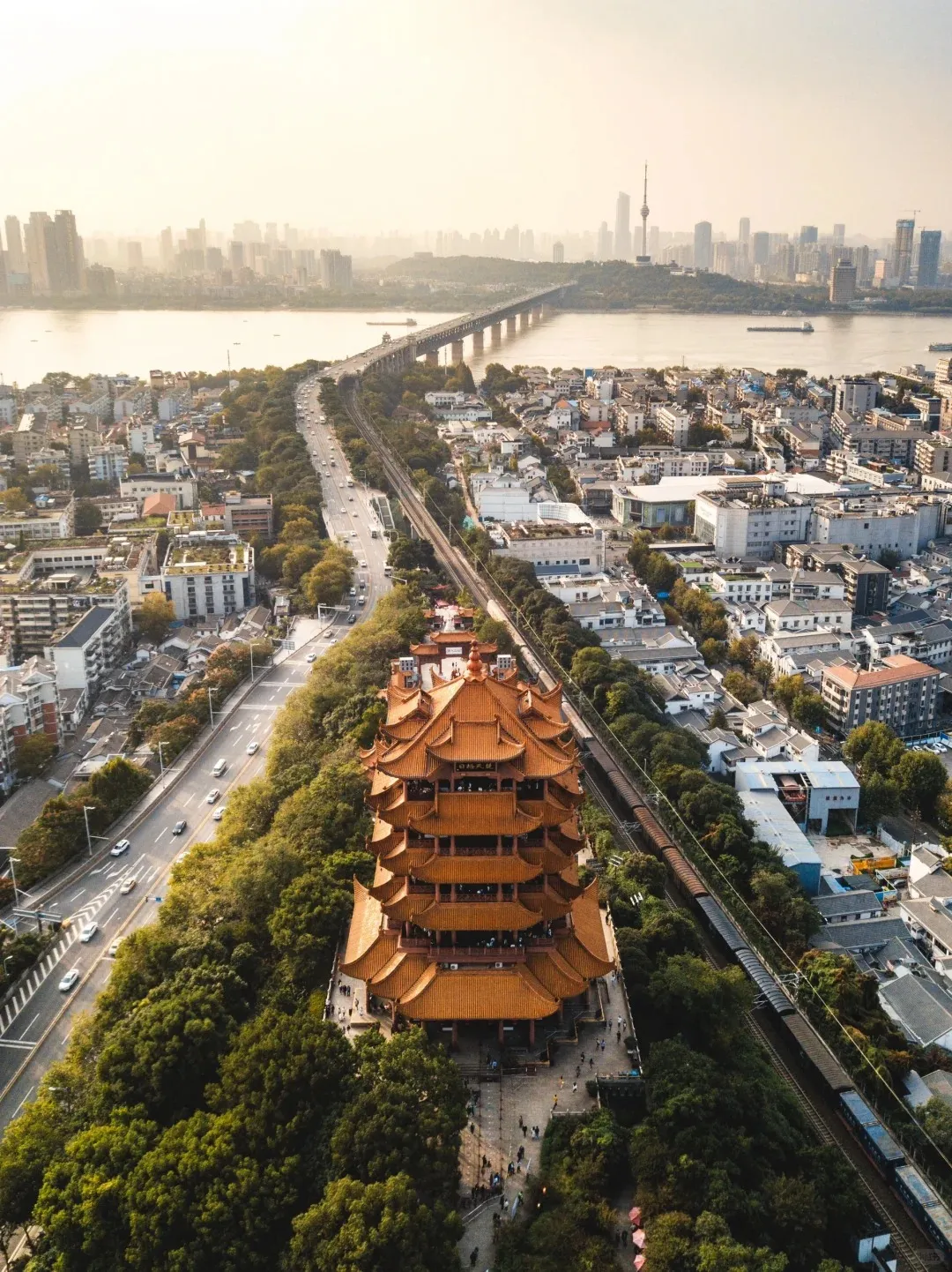 Yellow Crane Tower in Wuhan