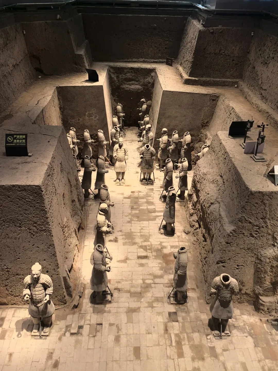 The Terracotta Army, Xi'an — rows of life-size clay warriors