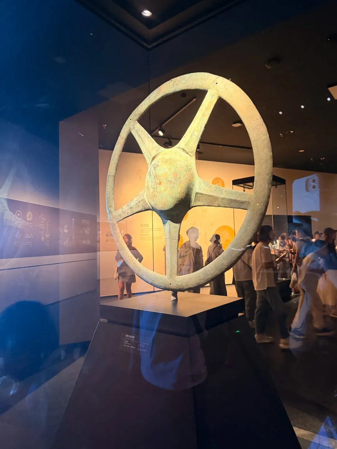Ancient bronze sculpture displayed at Sanxingdui Museum